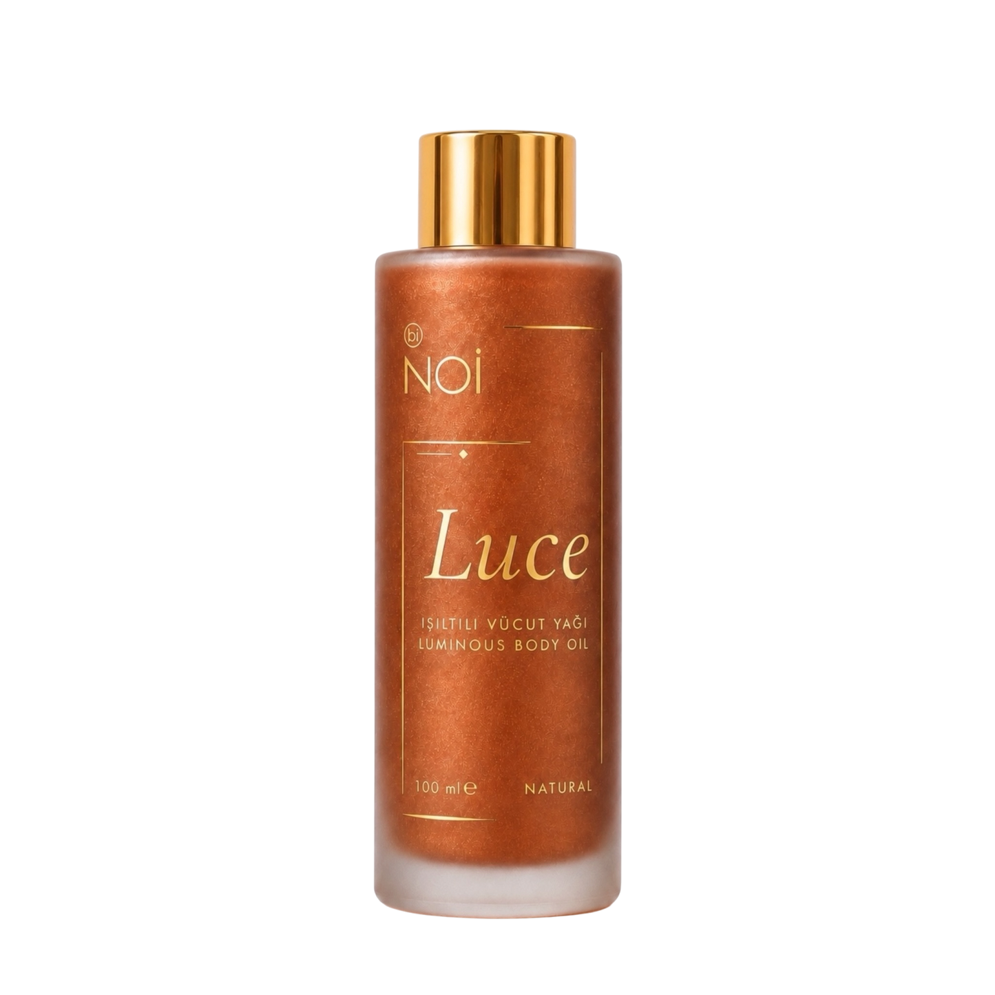 BiNOİ LUCE Bronz Işıltılı Vücut Yağı
